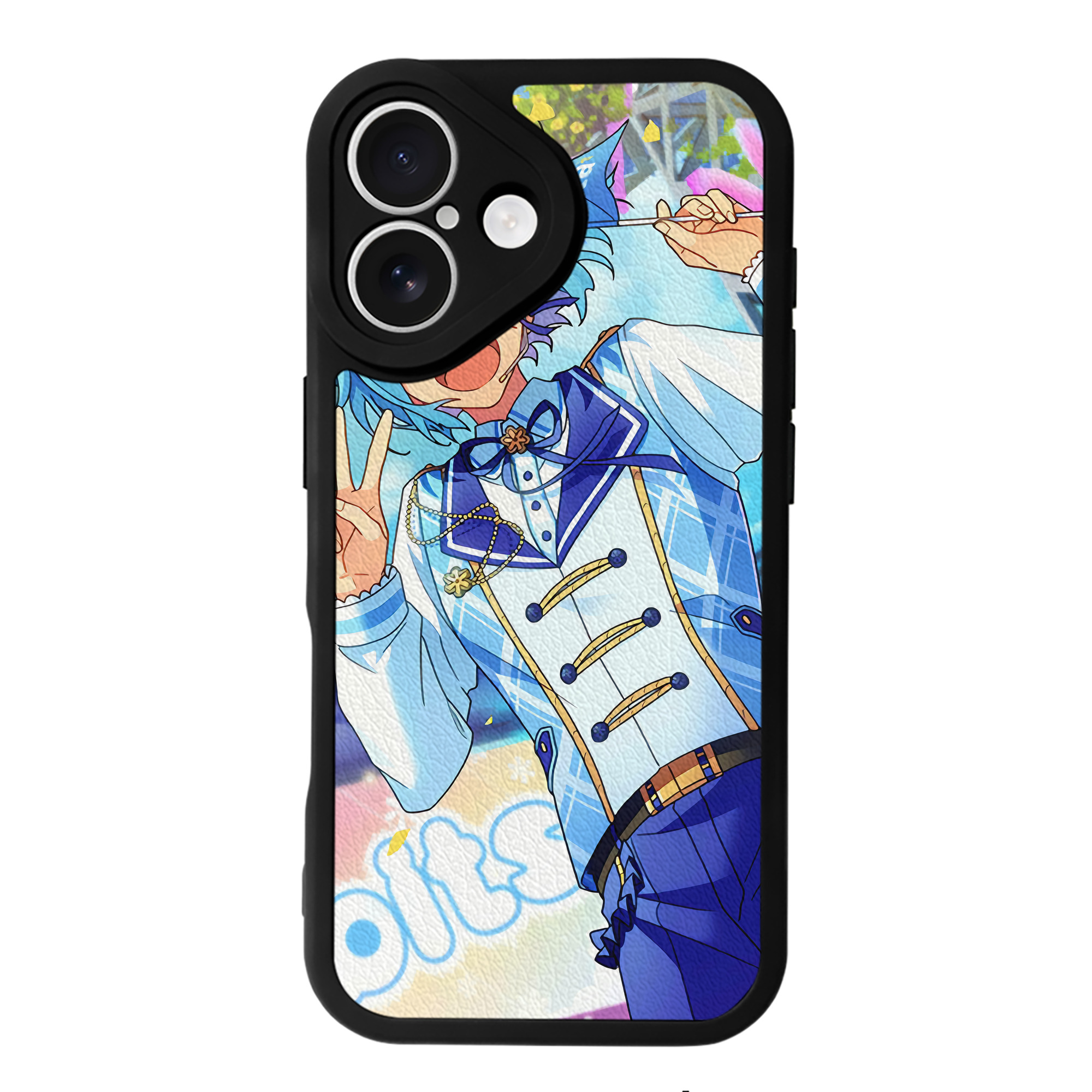 （画像用） あんさんぶるスターズ! Ensemble Stars 【iPhone 16シリーズ対応】シリコンスマホケース（レザー調） 材質：シリコン